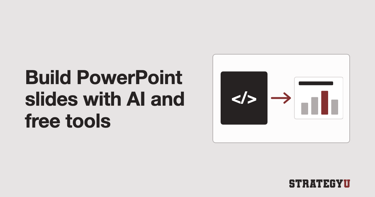 How to use free tools to build PowerPoint slides with AI