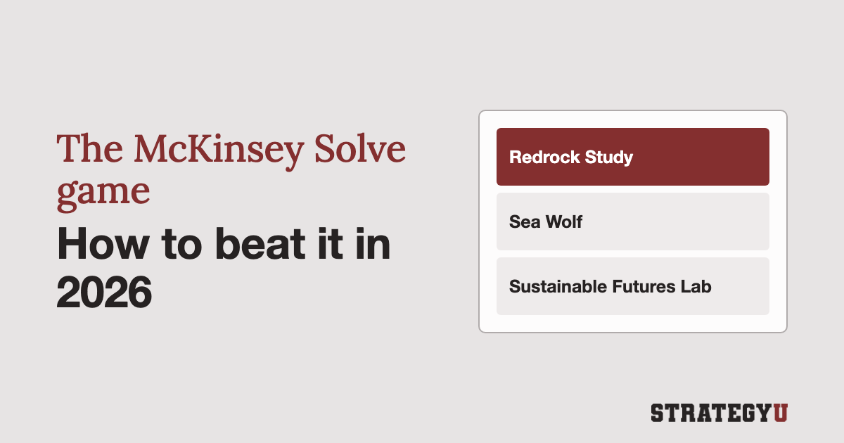 How to Beat the McKinsey Solve Game (2026 Guide)