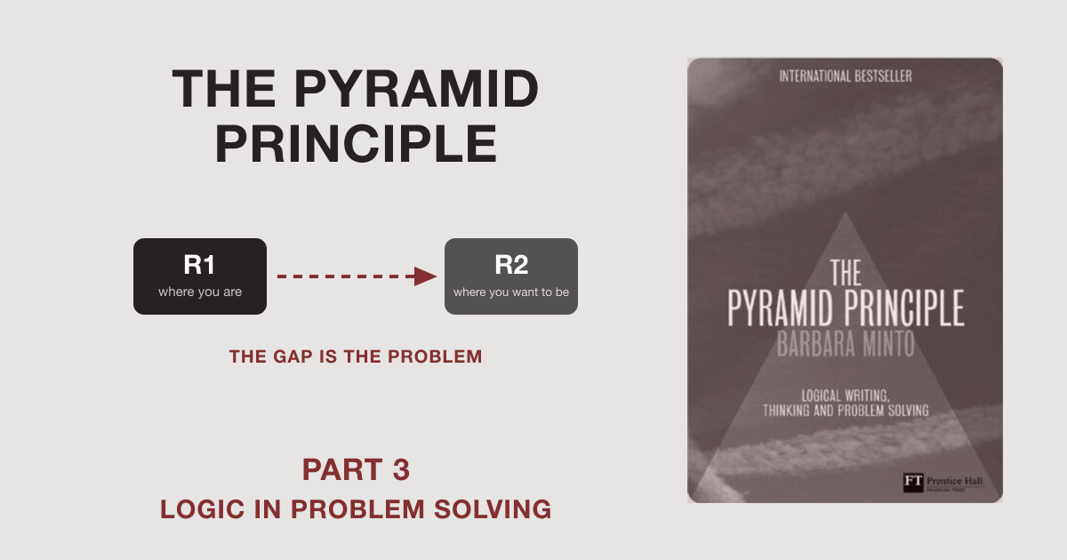 The Pyramid Principle: Book Summary & Review (Part 3: Logic in Problem Solving)