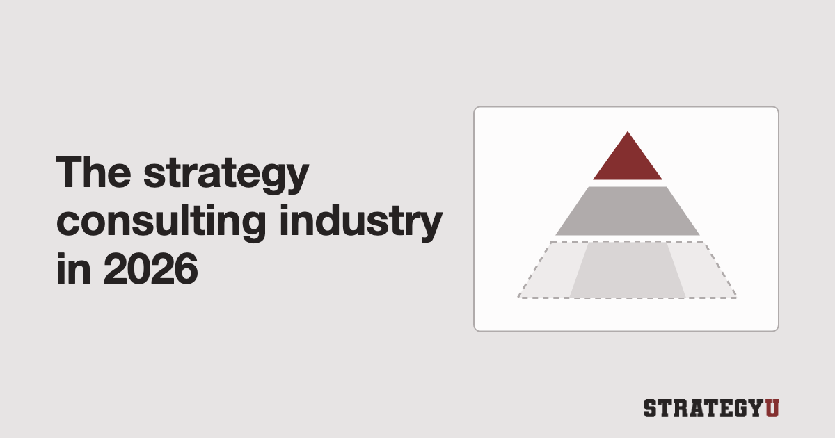 The strategy consulting industry in 2026