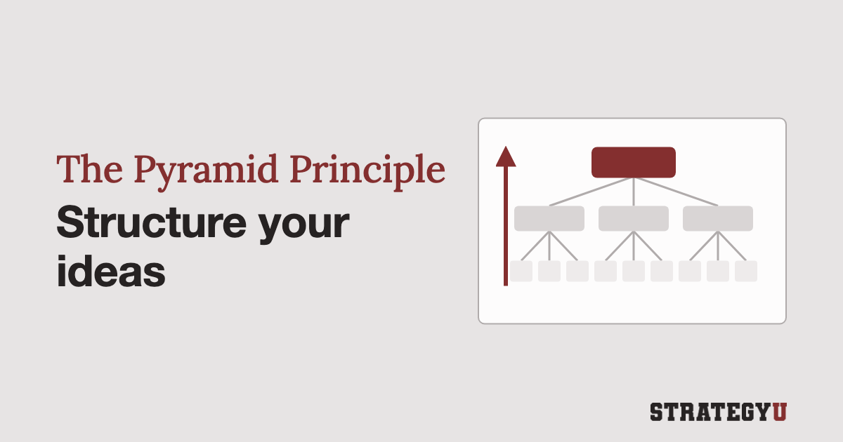 Structure Your Ideas: Pyramid Principle Part 1