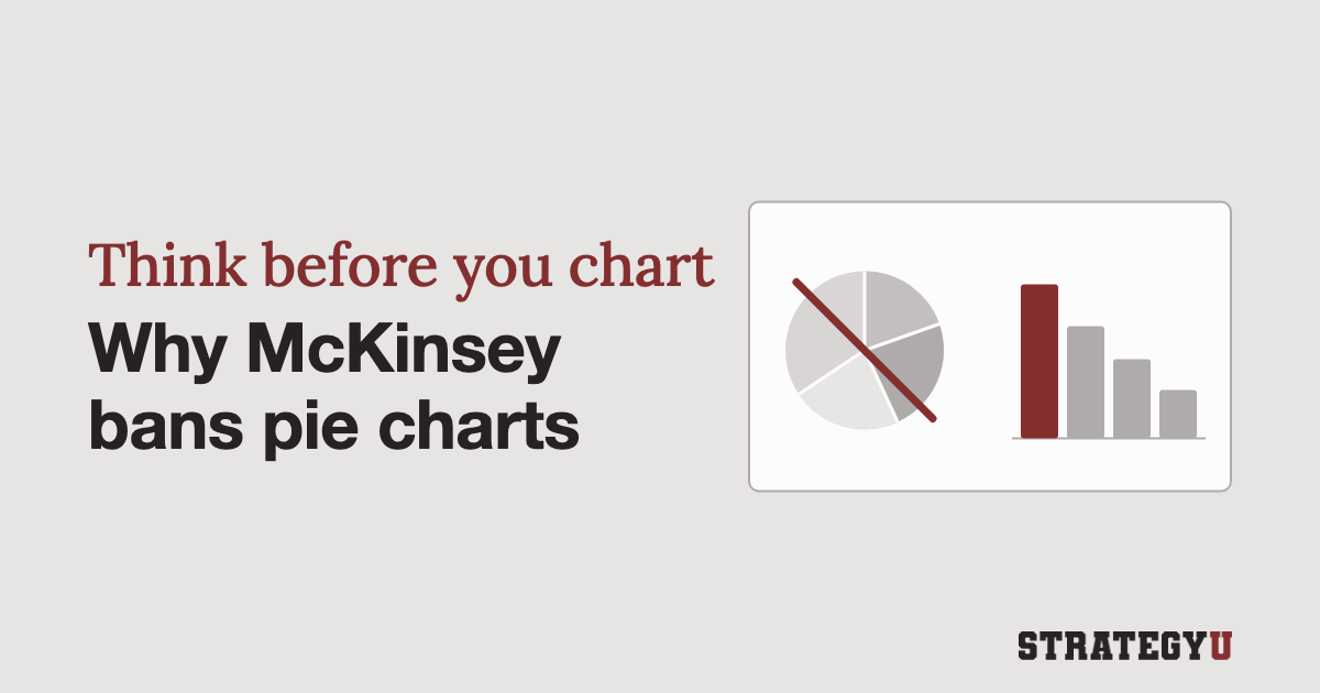 Think Before You Chart: Why McKinsey Bans Pie Charts